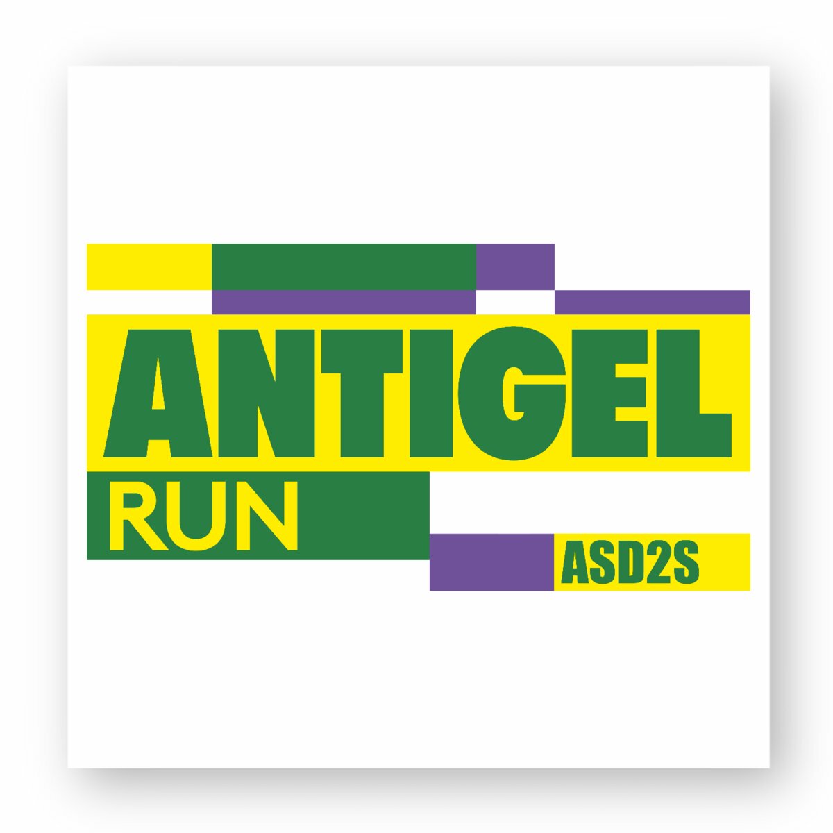 Autocollant Antigel Run Carré - carre