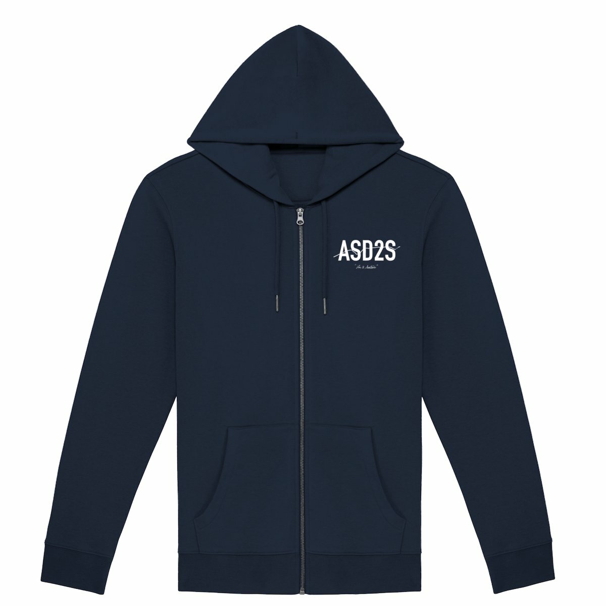 Sweat Capuche Zippé Unisexe Premium ASD2S Monnetier