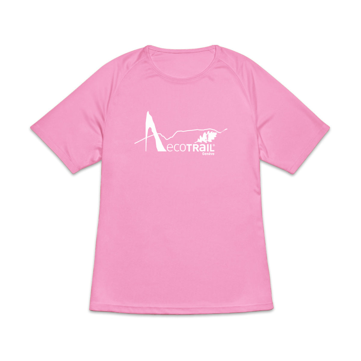 Eco trail Genève T-shirt Sport 100% recyclé Femme