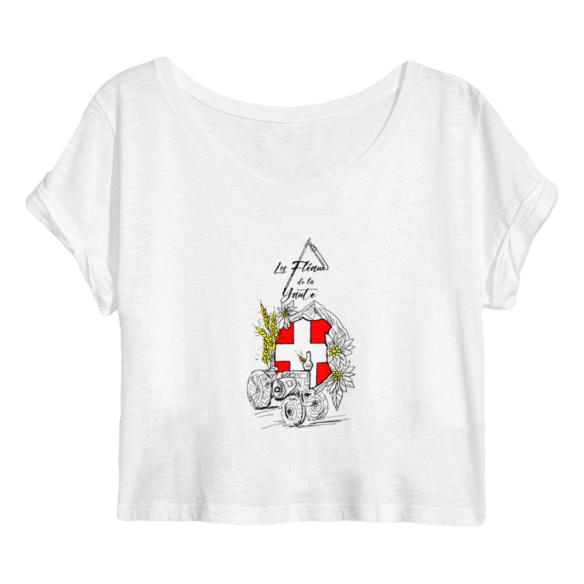 Crop top Fléaux de la Yaute 100%Bio