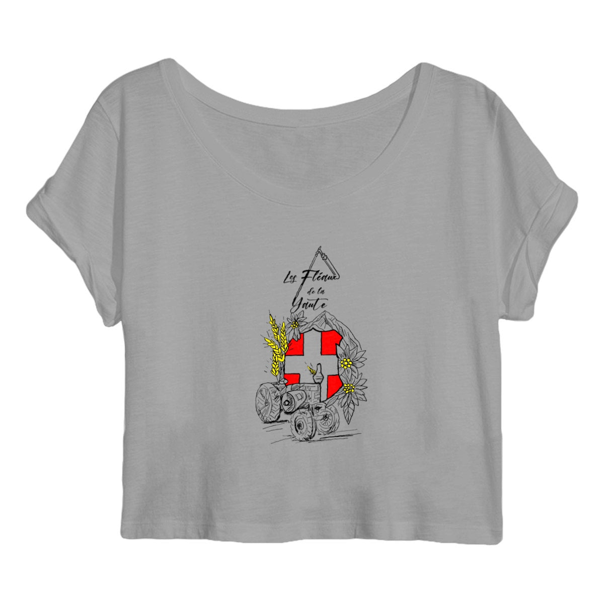 Crop top Fléaux de la Yaute 100%Bio