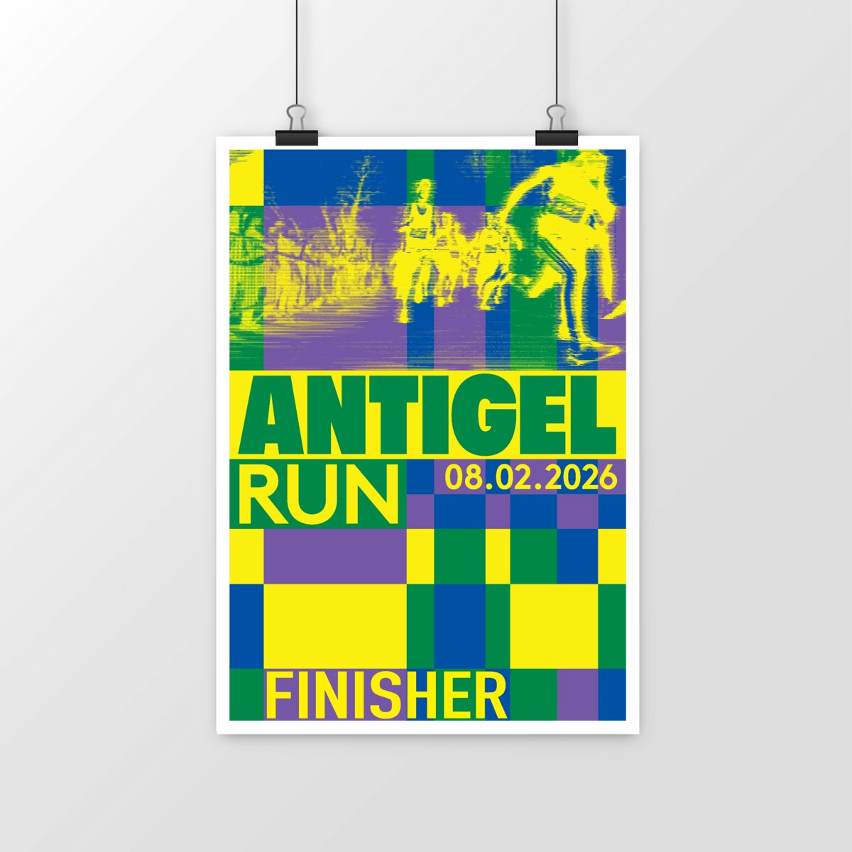Poster Antigel Run Finisher 2026 - portrait