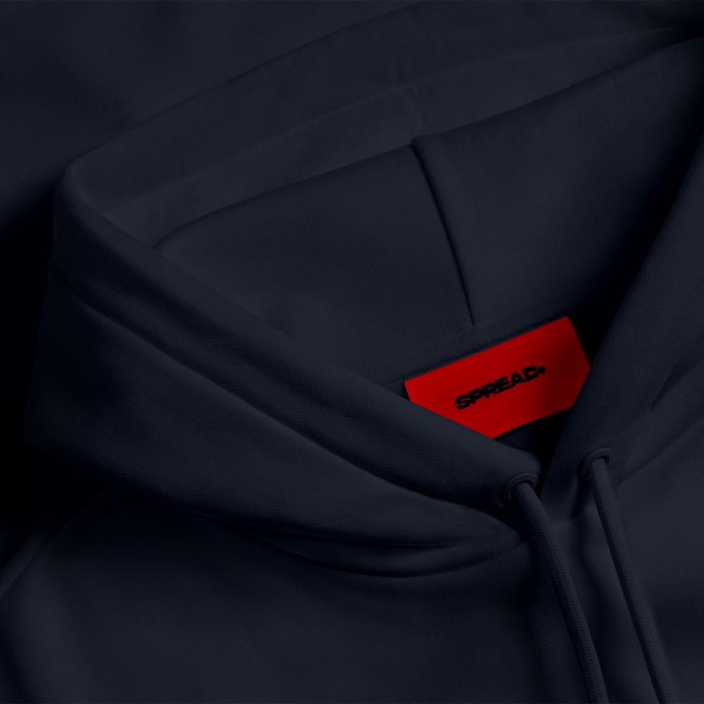 ECO-Trail ASD2S Sweat à capuche 100% Bio bio décontracté épais oversize - DARK NAVY