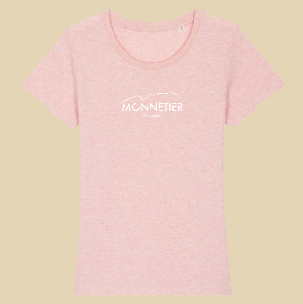 Monnetier les 2 Salèves T-shirt Femme 100% Coton BIO