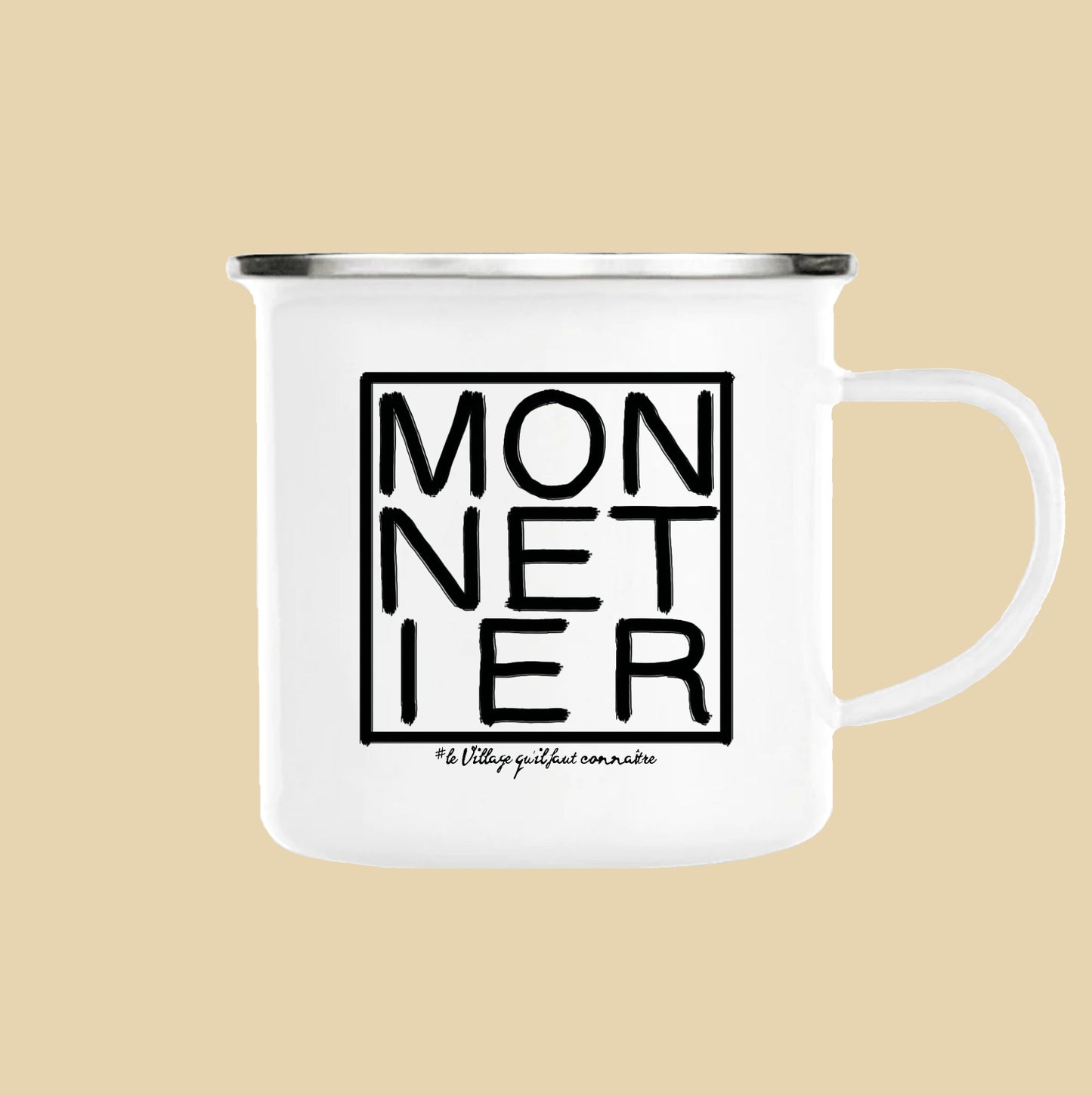 Mug Metal Emaillé Monnetier