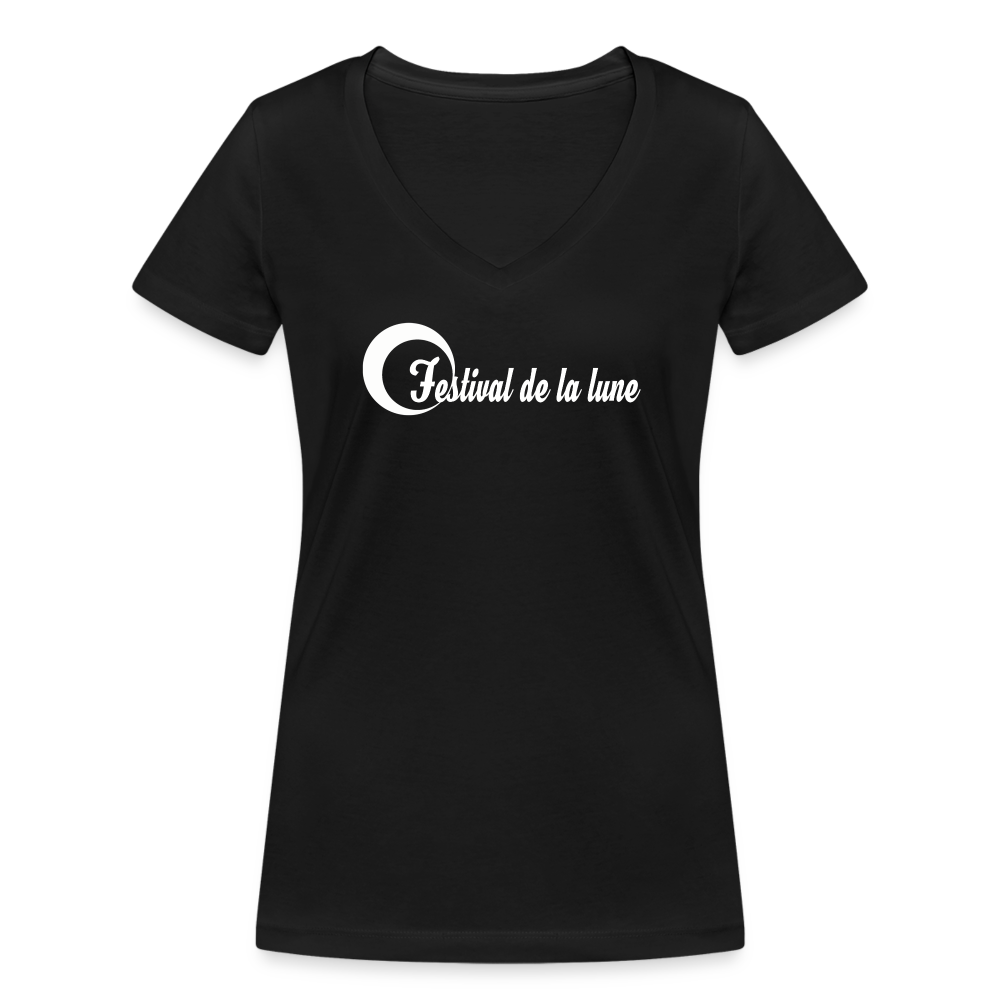 Festival T-shirt col V Stanley & Stella Femme - noir