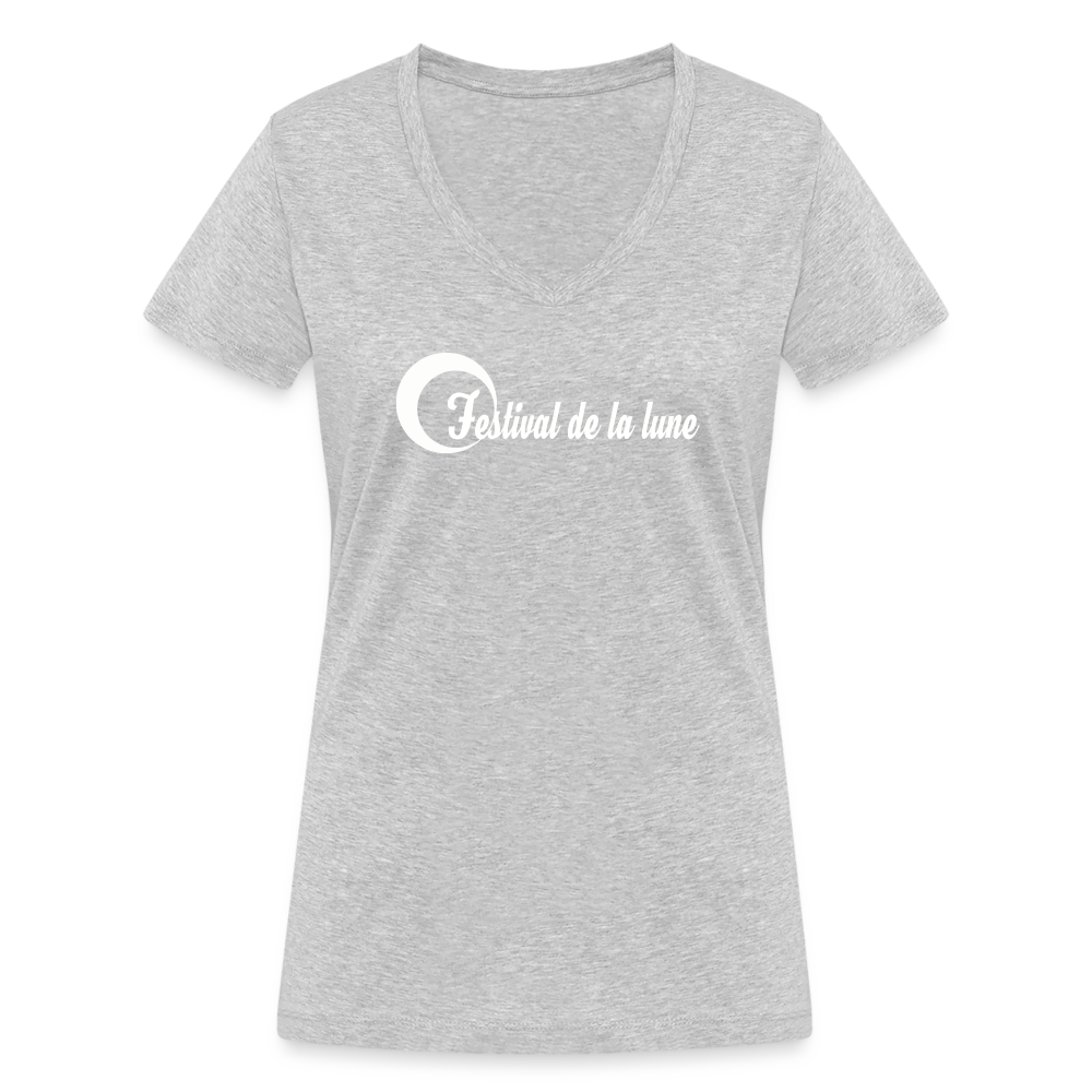 Festival T-shirt col V Stanley & Stella Femme - gris chiné