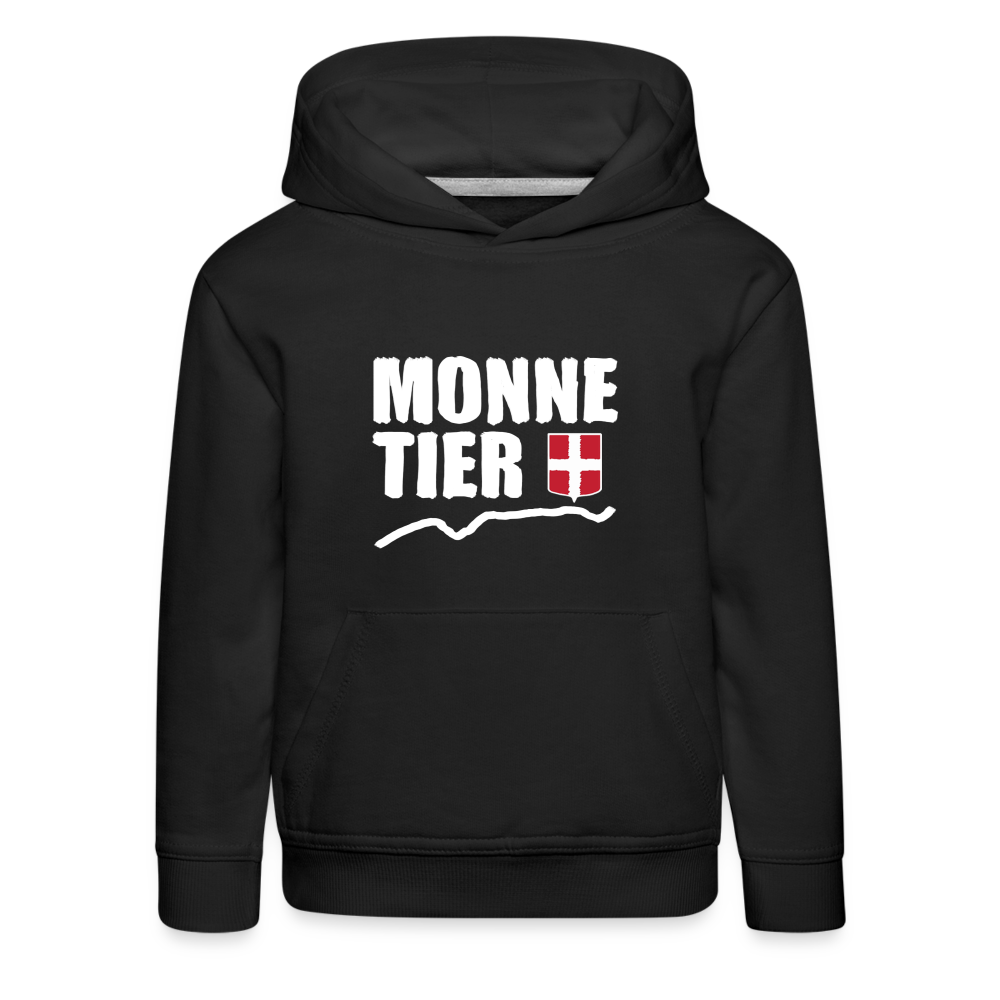 Pull à capuche Premium Enfant Monnetier Haute Savoie W - noir
