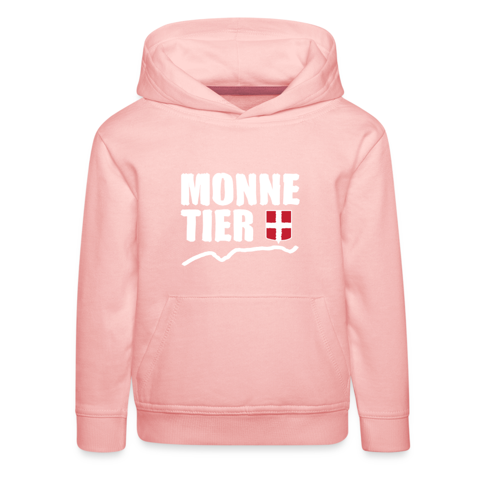 Pull à capuche Premium Enfant Monnetier Haute Savoie W - rose cristal