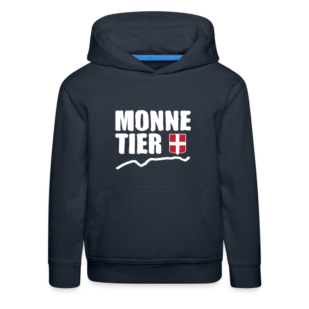 Pull à capuche Premium Enfant Monnetier Haute Savoie W - marine