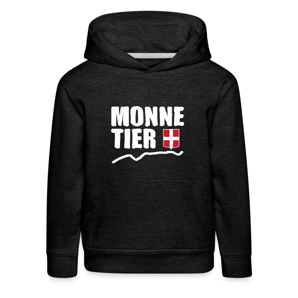 Pull à capuche Premium Enfant Monnetier Haute Savoie W - charbon