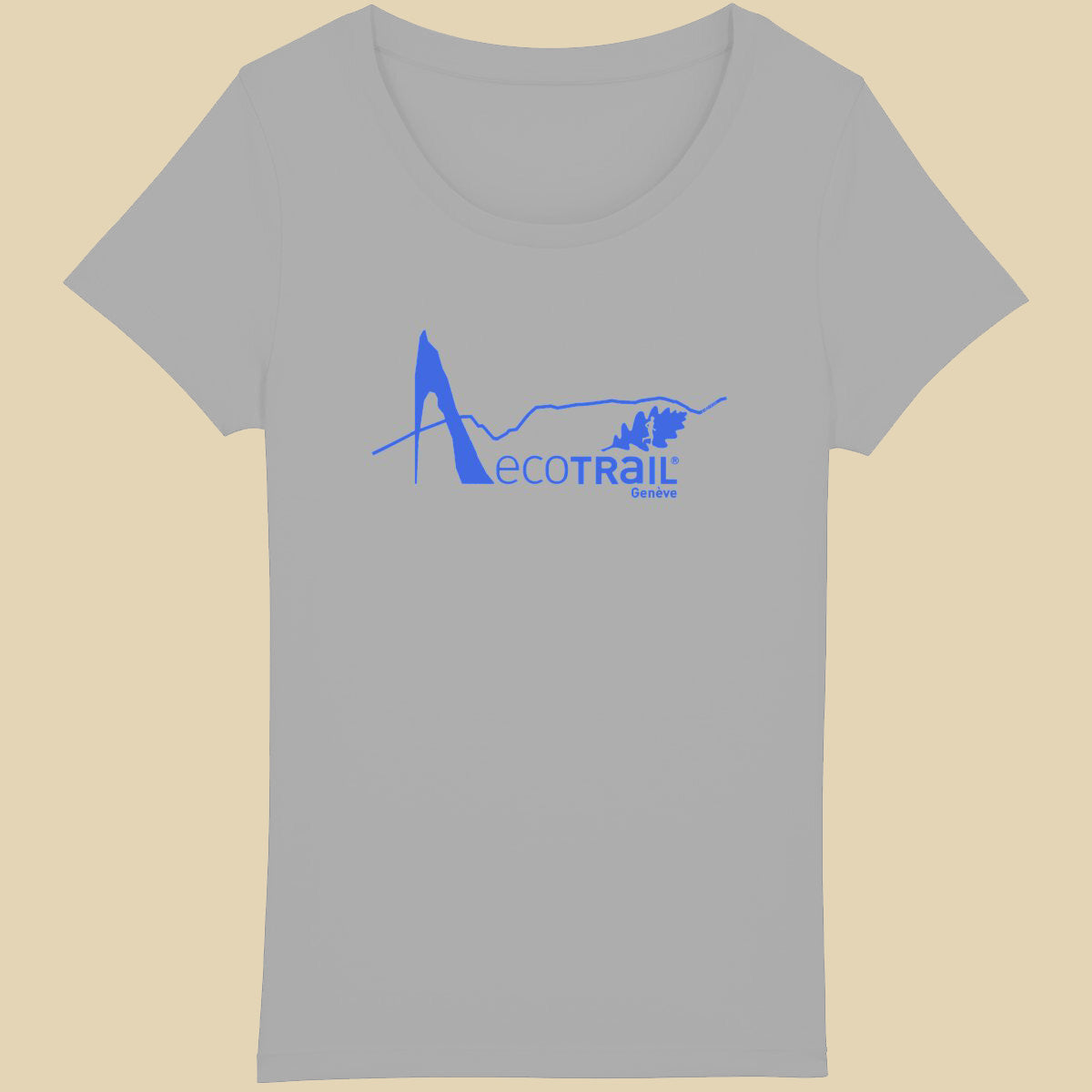 EcoTrail Geneve T-shirt Femme - Premium 100% Bio