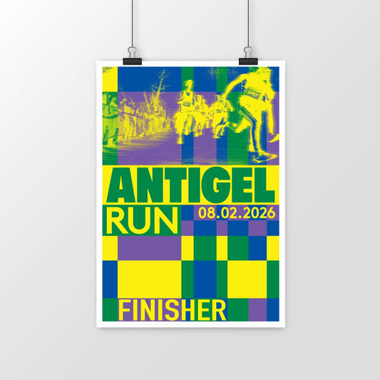 Poster Antigel Run Finisher 2026 - portrait
