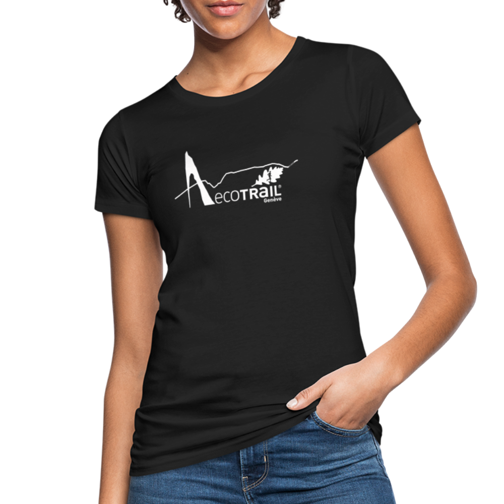 EcoTrail Genève T-shirt bio Femme - noir