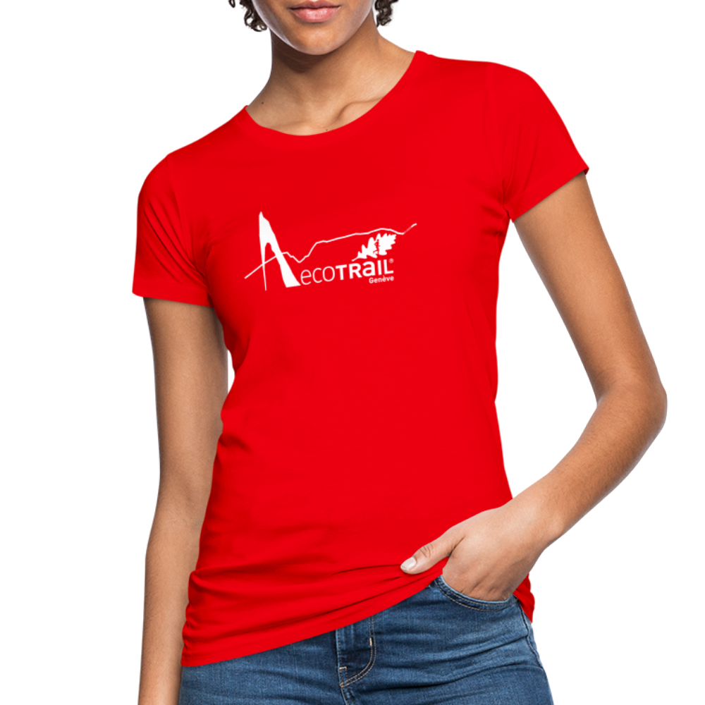 EcoTrail Genève T-shirt bio Femme - rouge