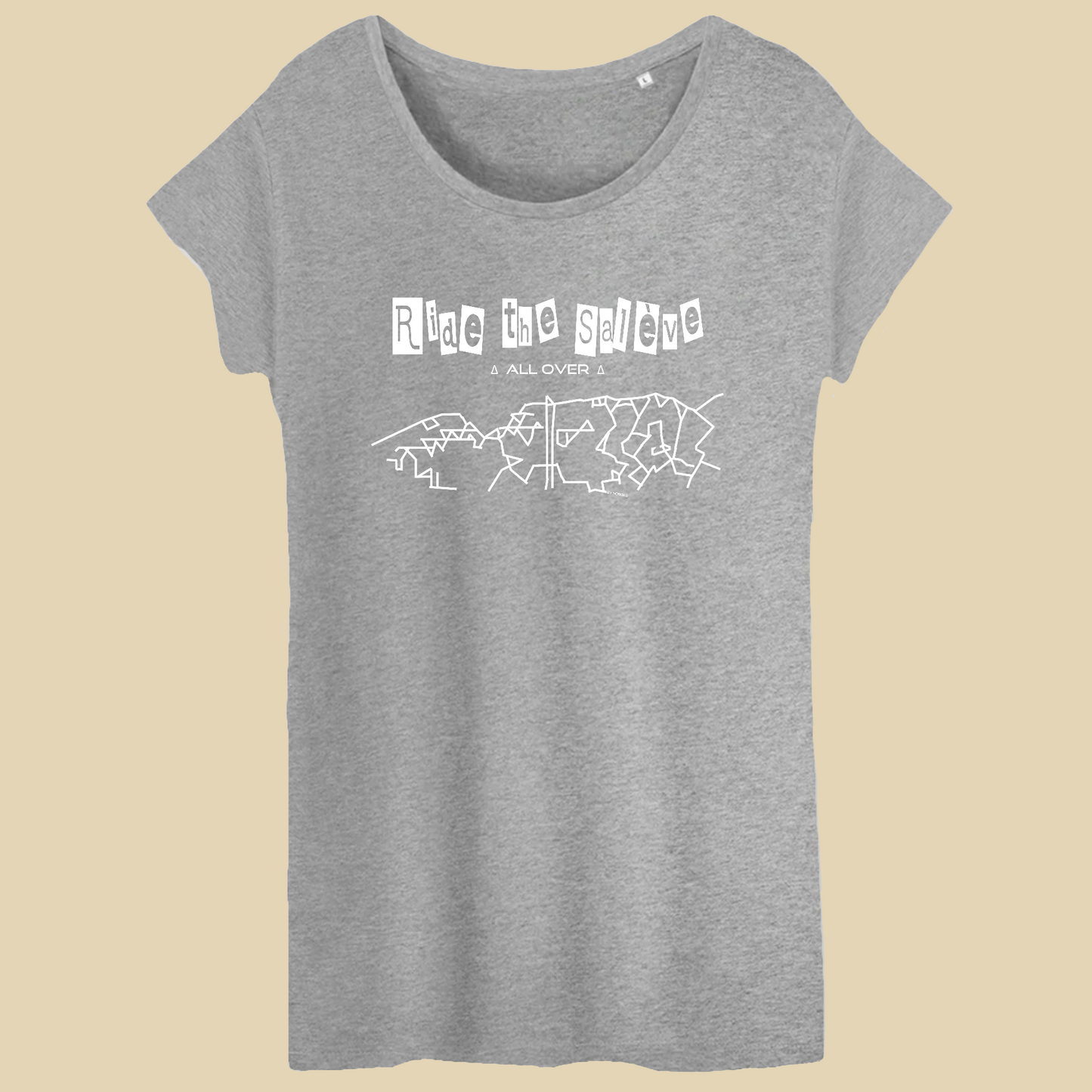 Ride the Saleve White- T-Shirt W 1 Femme