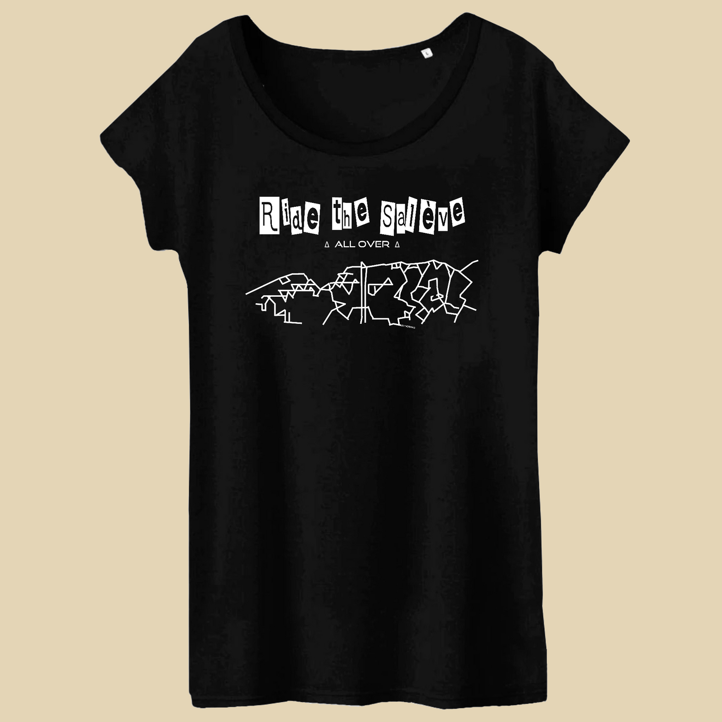 Ride the Saleve White- T-Shirt W 1 Femme