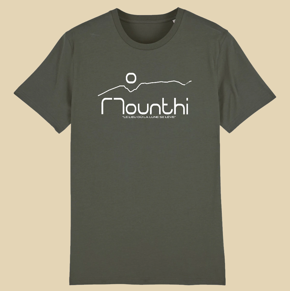 T-Shirt Col Rond  Couleurs- MOUNTHI W Stamps