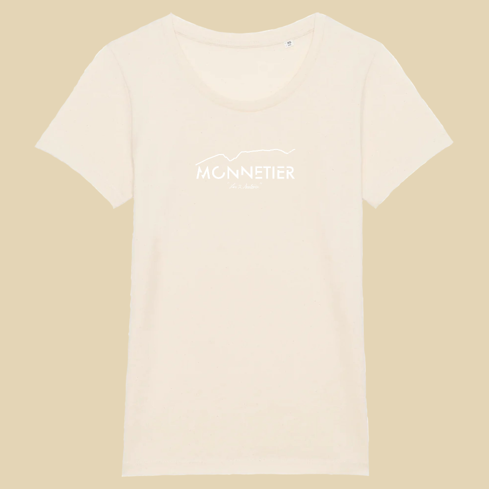 Monnetier les 2 Salèves T-shirt Femme 100% Coton BIO