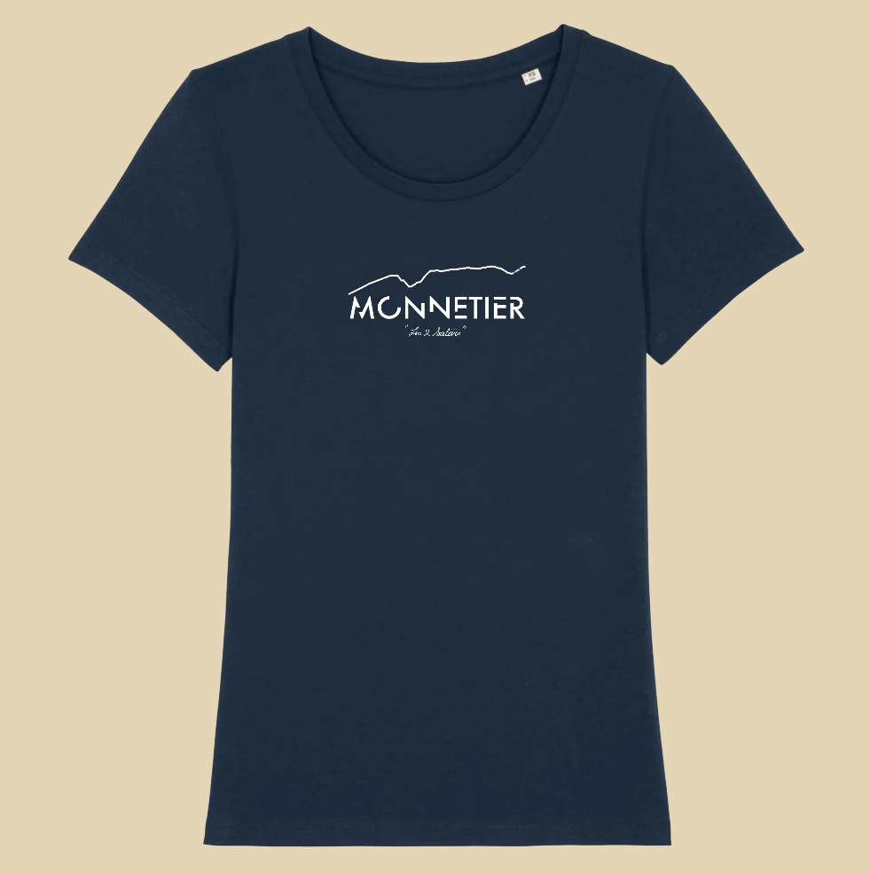 Monnetier les 2 Salèves T-shirt Femme 100% Coton BIO