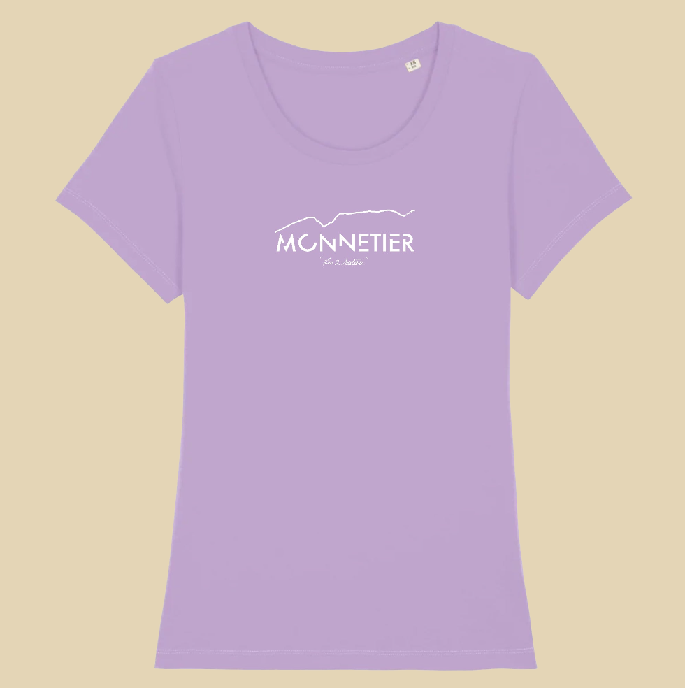 Monnetier les 2 Salèves T-shirt Femme 100% Coton BIO