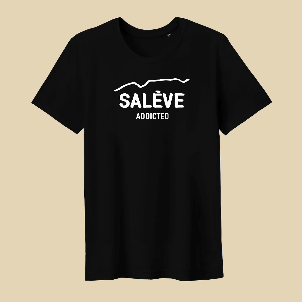 Salève Addicted T-shirt Homme Col rond - 100% Coton BIO