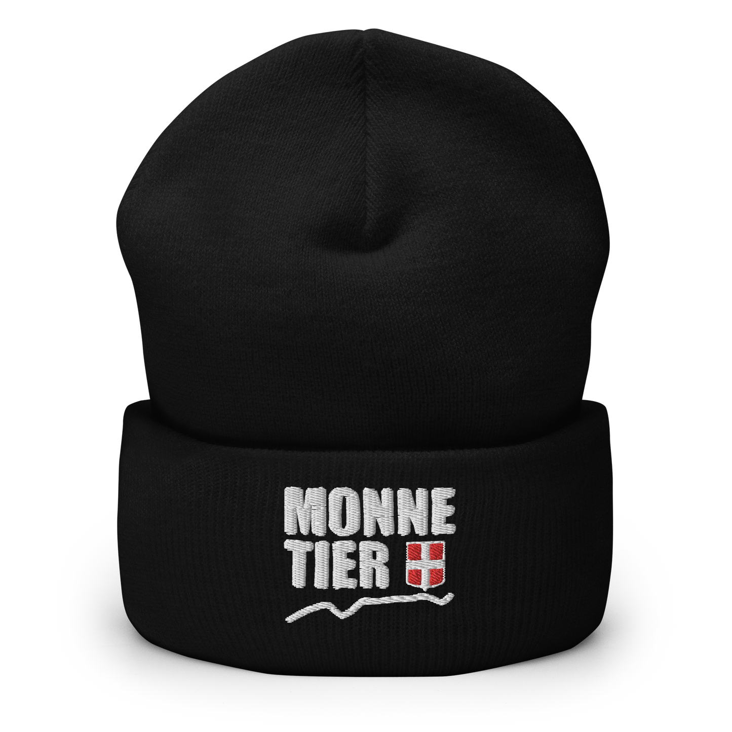 Monnetier Bonnet à Revers Brodé