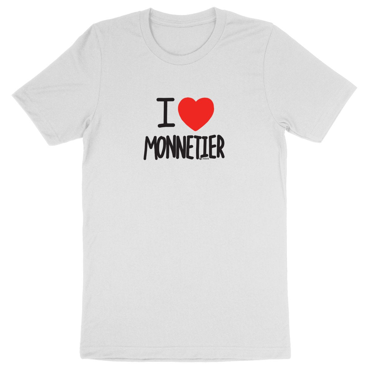 I Love Monnetier T-shirt Unisexe 100% Bio