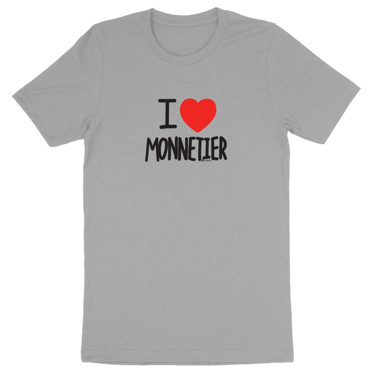 I Love Monnetier T-shirt Unisexe 100% Bio