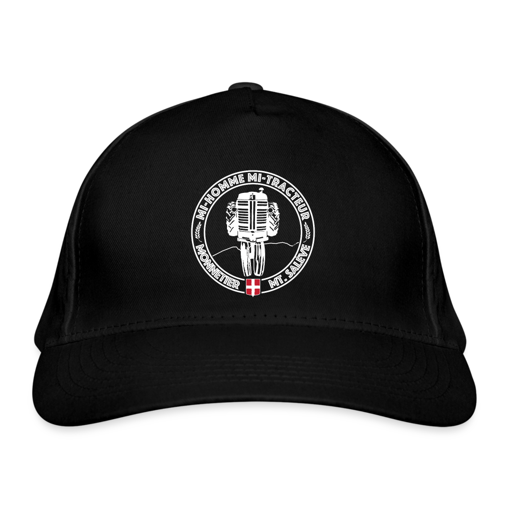 Casquette Mi Homme Mi Tracteur BIO - noir