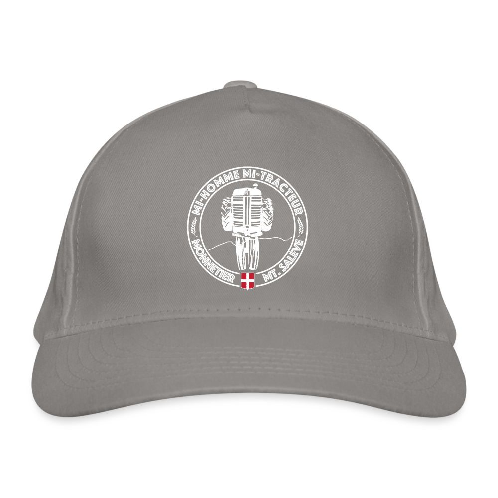 Casquette Mi Homme Mi Tracteur BIO - gris clair