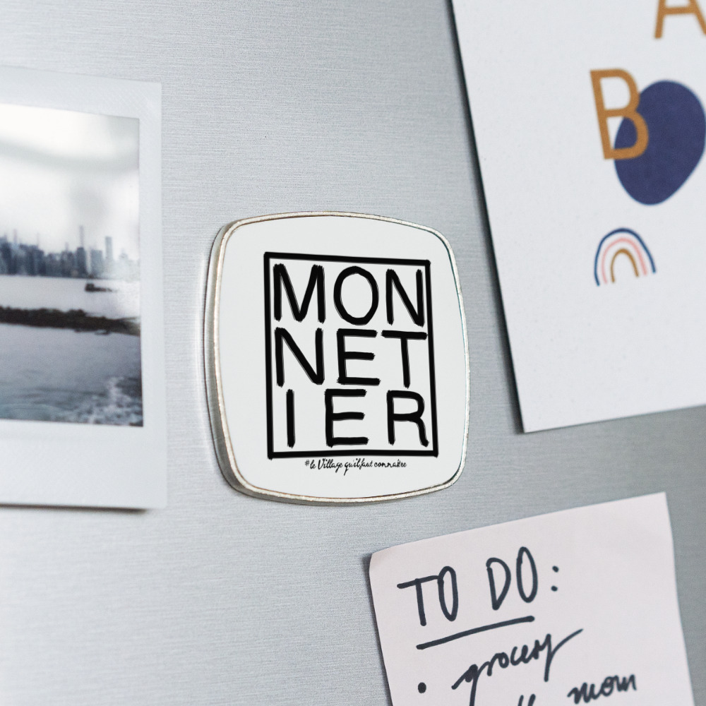 Magnet Monnetier B - blanc