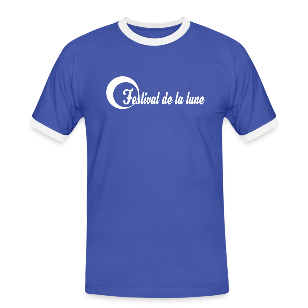 Festival T-shirt contrasté Homme - bleu/blanc