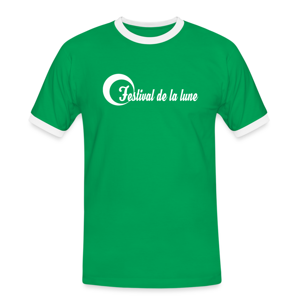 Festival T-shirt contrasté Homme - vert/blanc