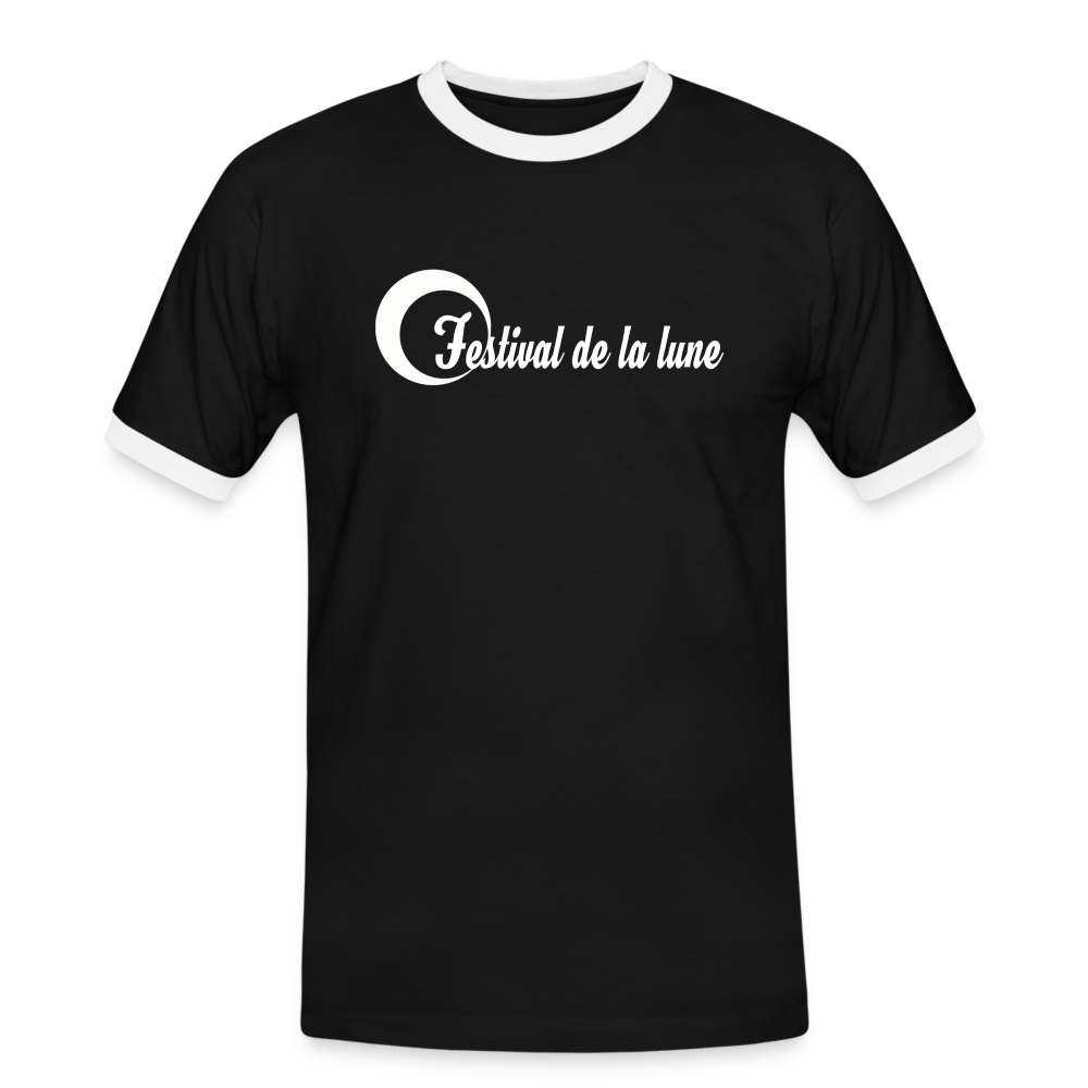 Festival T-shirt contrasté Homme - noir/blanc