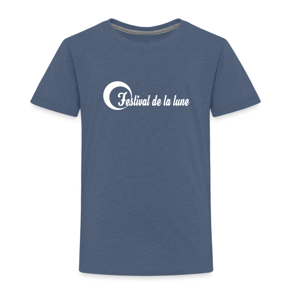 Festival T-shirt Premium Enfant - bleu chiné