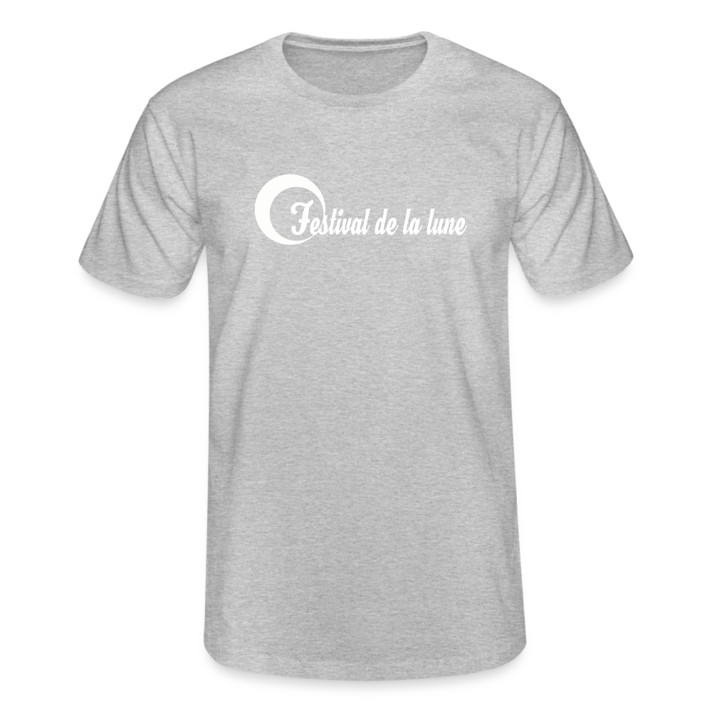 Festival T-shirt Col rond Homme Fruit of the Loom - gris chiné