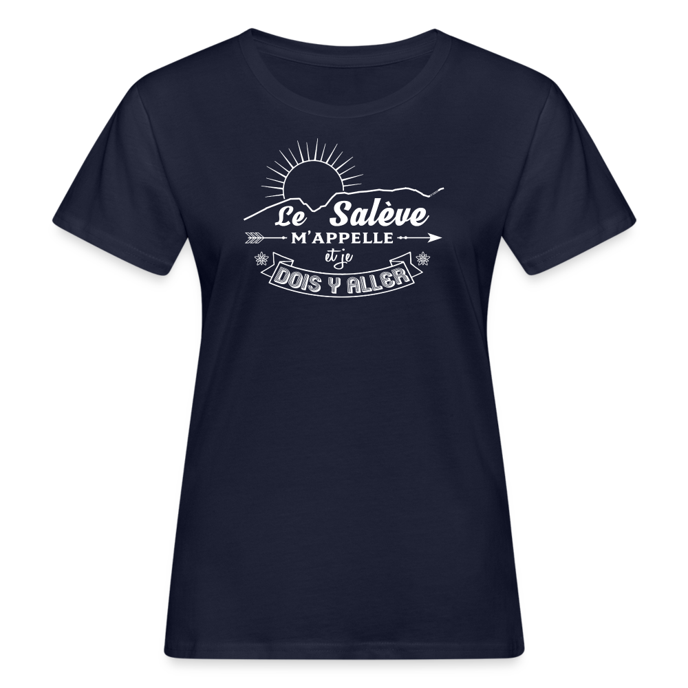 T-shirt 100 % bio Femme Le Salève W - marine