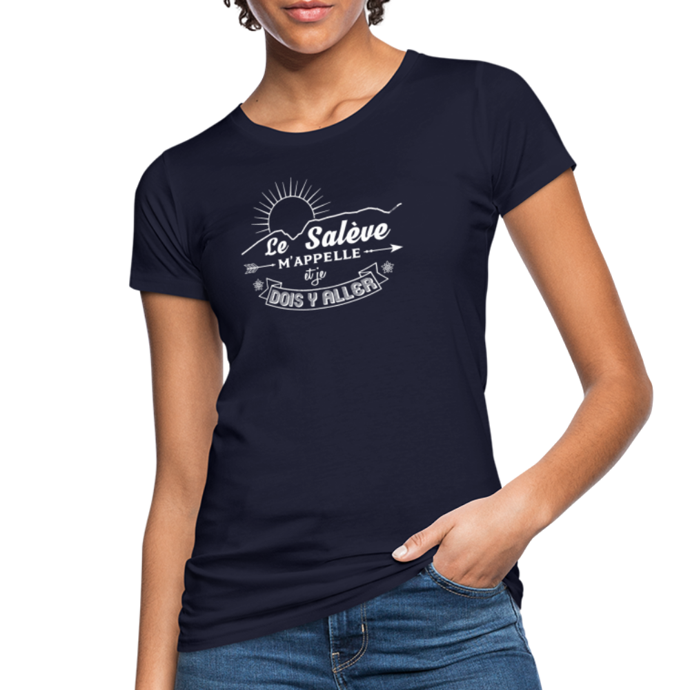 T-shirt 100 % bio Femme Le Salève W - marine